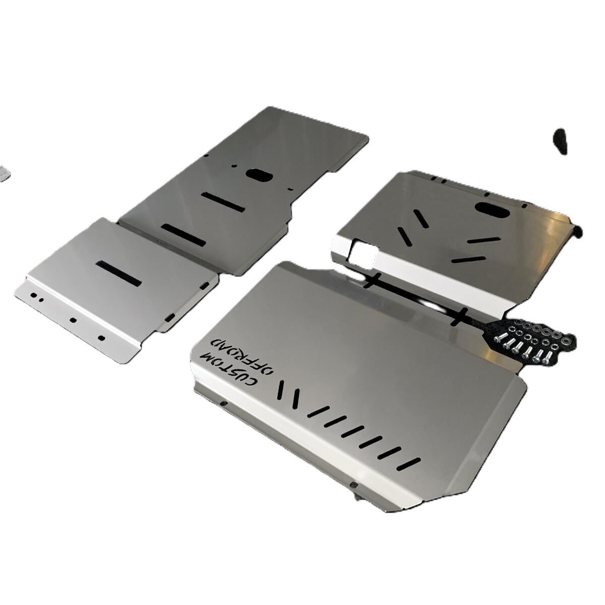 BASHPLATES FRONT SUMP TRANSMISSION TRANSFER PLATES STANDARD 3MM STAINLESS STEEL, , scaau_hi-res