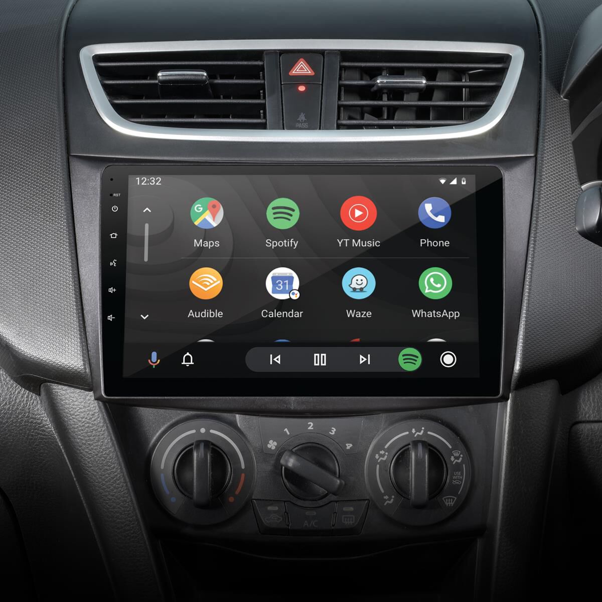 9" MULTIMEDIA RECEIVER TO SUIT SUZUKI SWIFT (2011-2017) - WITH PHONE BUTTONS, , scaau_hi-res