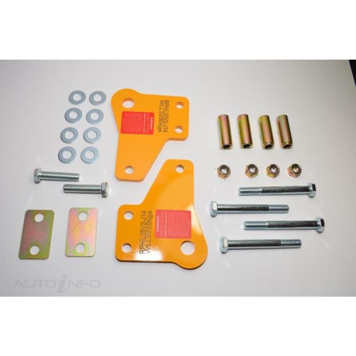 4WD - HD TOW POINT HILUX 05-ON - PAIR (3.25T SHACKLE ONLY WILL SUIT) - WILL NOT FIT WITH FACTORY TOYOTA BAR, , scaau_hi-res