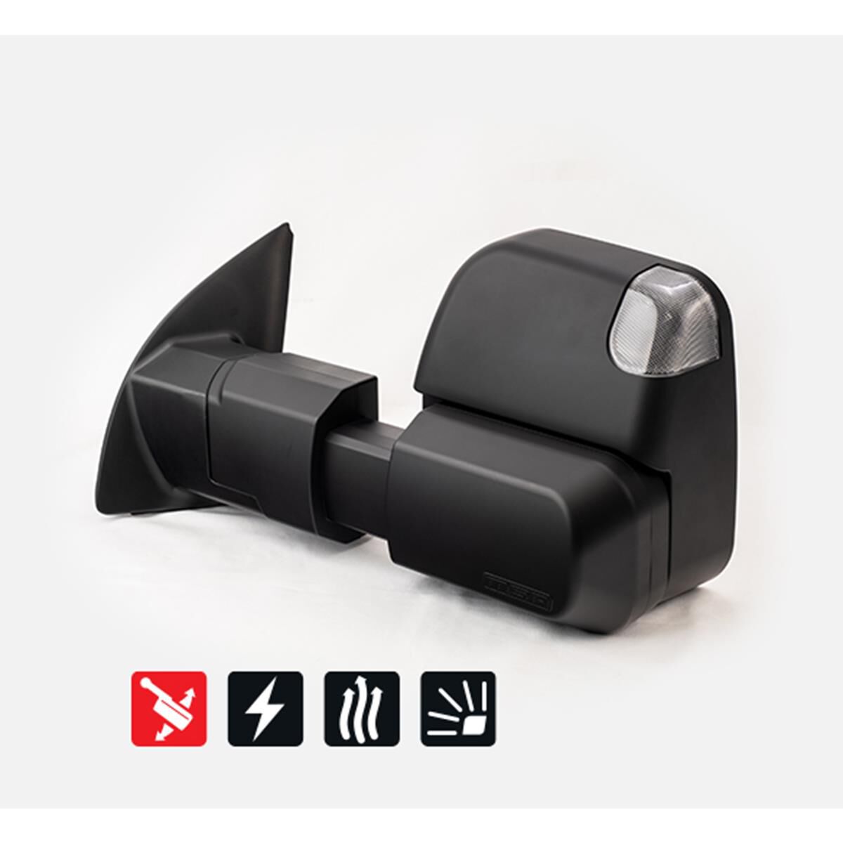 FORD RANGER, 2012-05/2022. BLACK, ELECTRIC, HEATED, INDICATORS, POWERFOLD, , scaau_hi-res