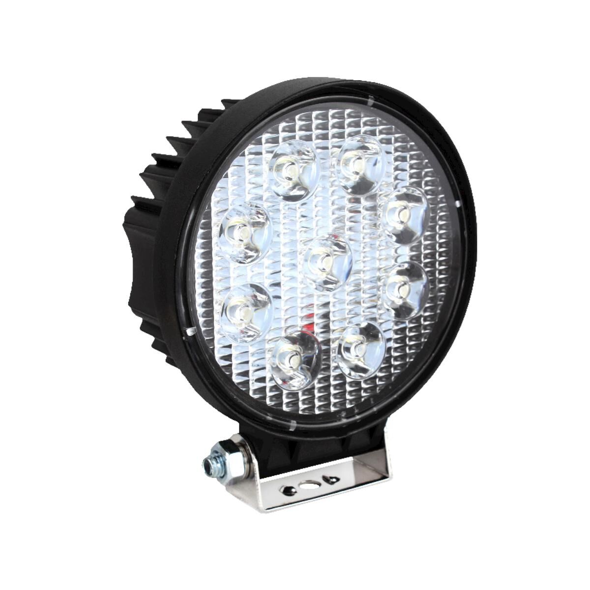 Sunrise 4x4 LED Work Lamp Spot Flood Round 115mm M/Volt, , scaau_hi-res