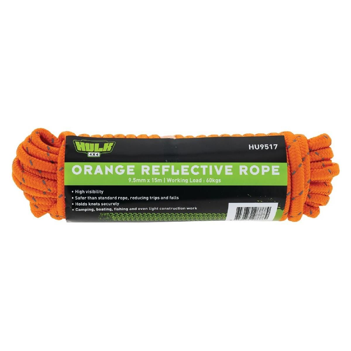 15M ROPE REFLECTIVE ORANG WORKING LOAD 60KGS, , scaau_hi-res