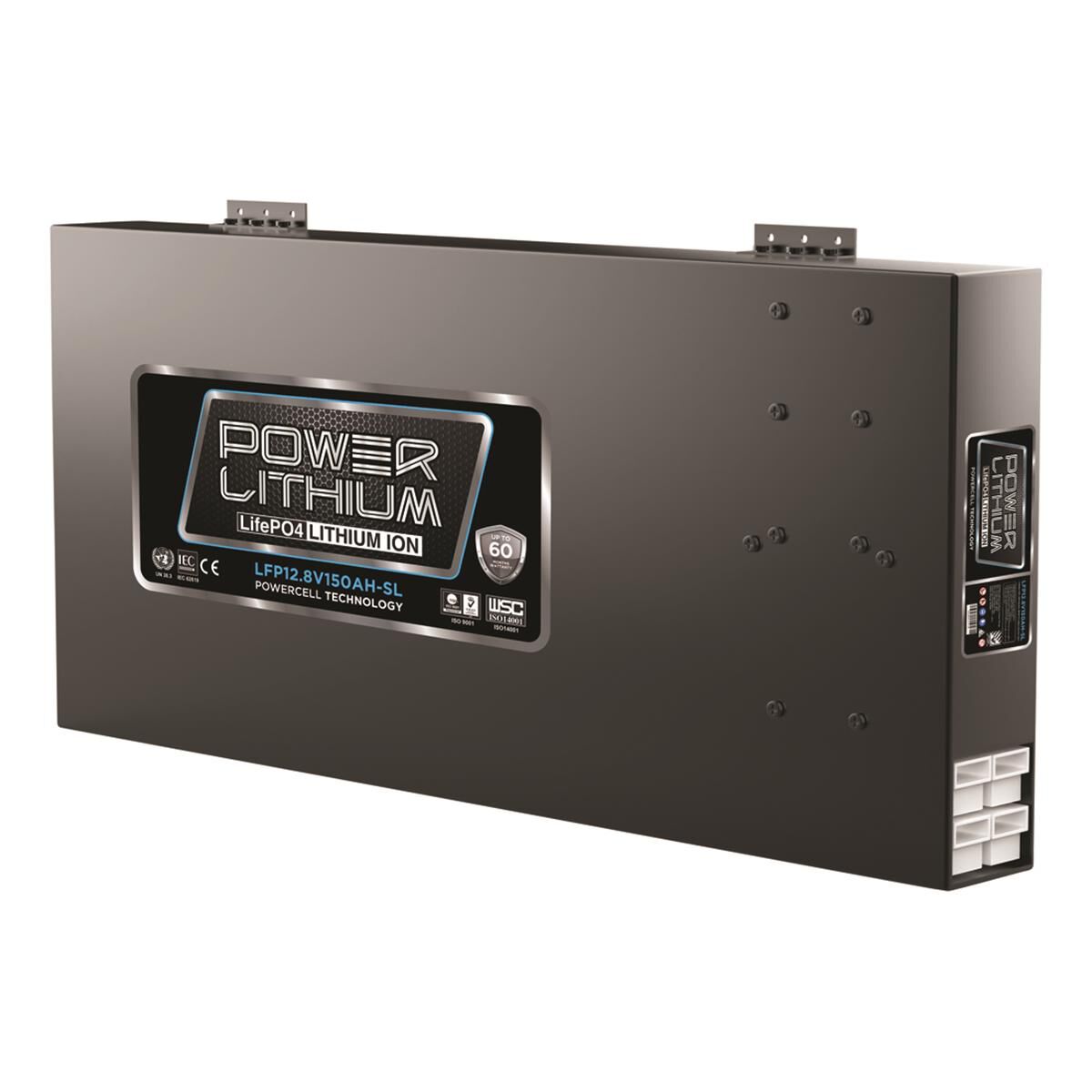 POWERCRANK DEEP CYCLE LITHIUM BATTERY12.8V 150AH SLIMLINE, , scaau_hi-res