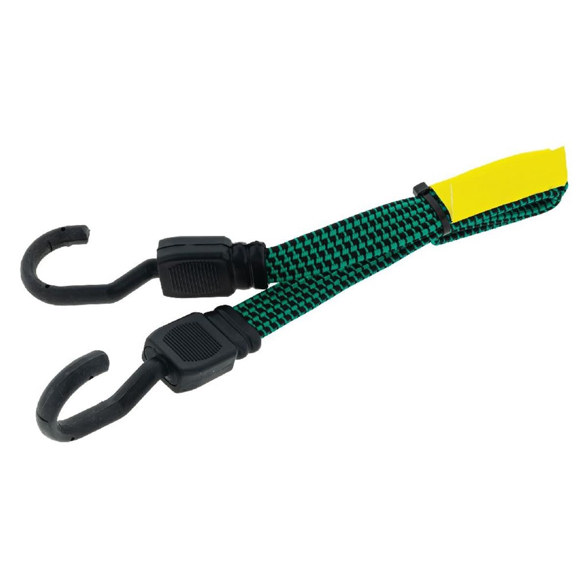 FAT BUNGEE 60CM GREEN 19MM WIDE NON SCRATCH HOOK, , scaau_hi-res