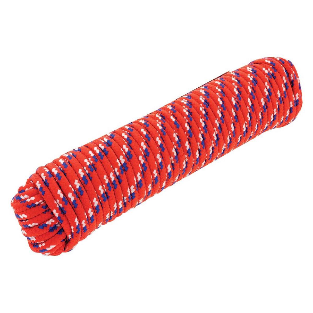 HULK 30M POLY ROPE RED DIAMOND BRAIDED 66KGS WORKING, , scaau_hi-res