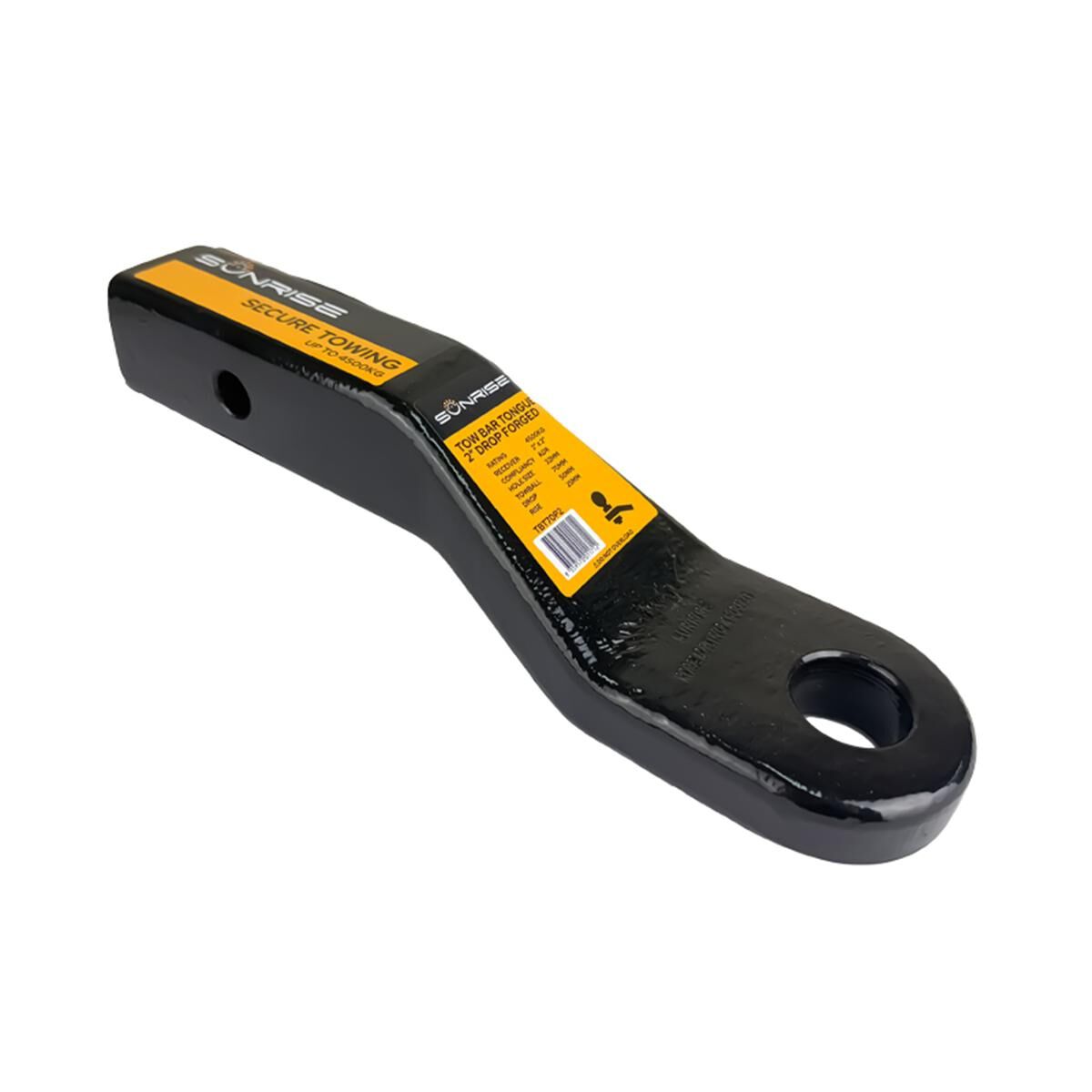 Sunrise Tow Bar Tongue 2" Drop Suit 70mm Ball Forged, , scaau_hi-res