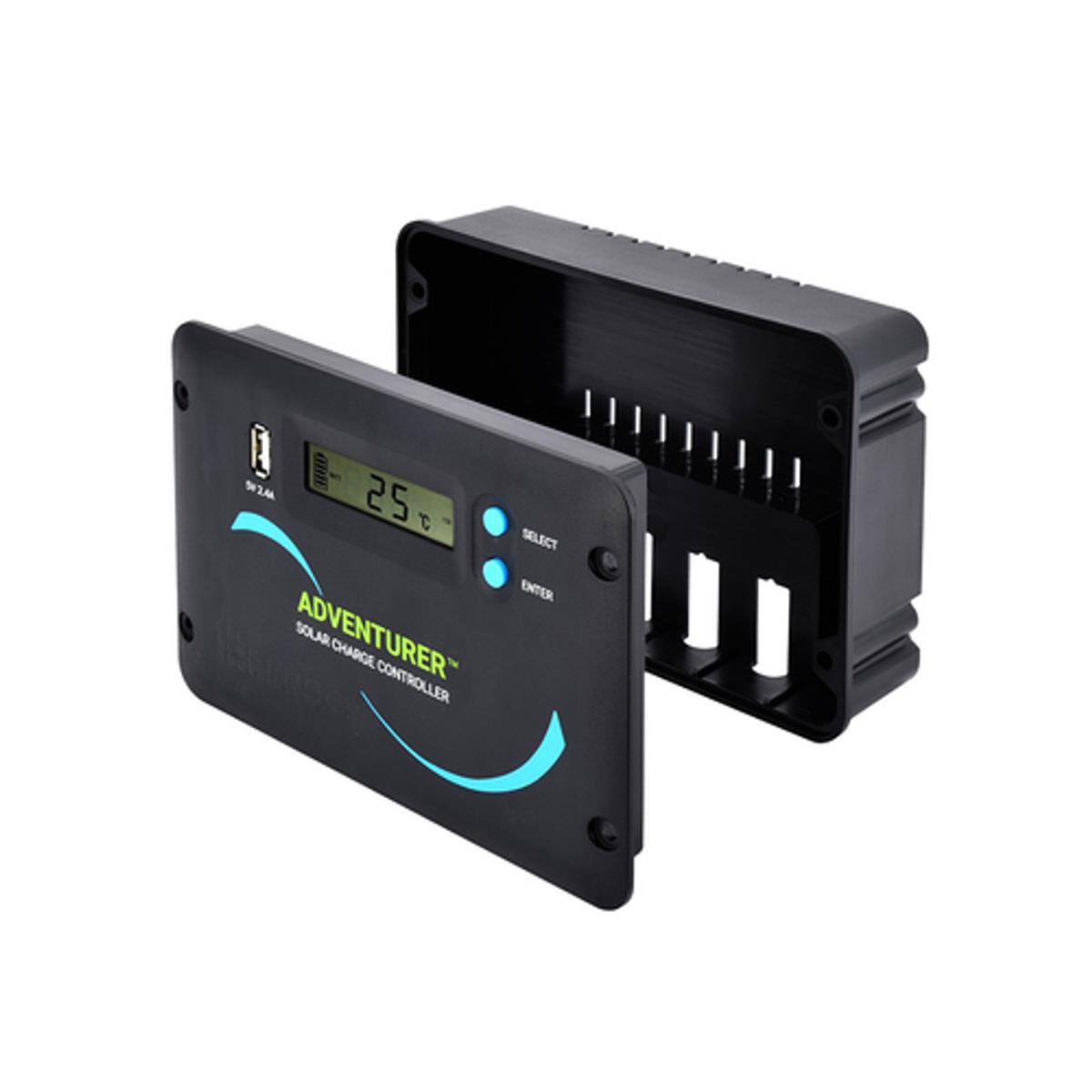 ADVENTURER LI 30A PWM FLUSH MOUNT CHARGE CONTROLLER W/ LCD, , scaau_hi-res