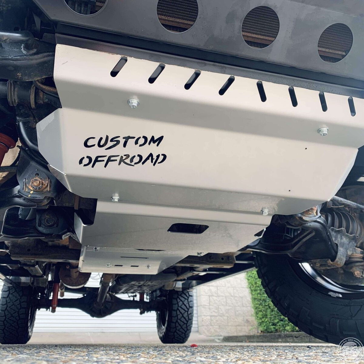 BASH PLATES FRONT & SUMP PLATE DIFF DROP 3MM STAINLESS STEEL, , scaau_hi-res