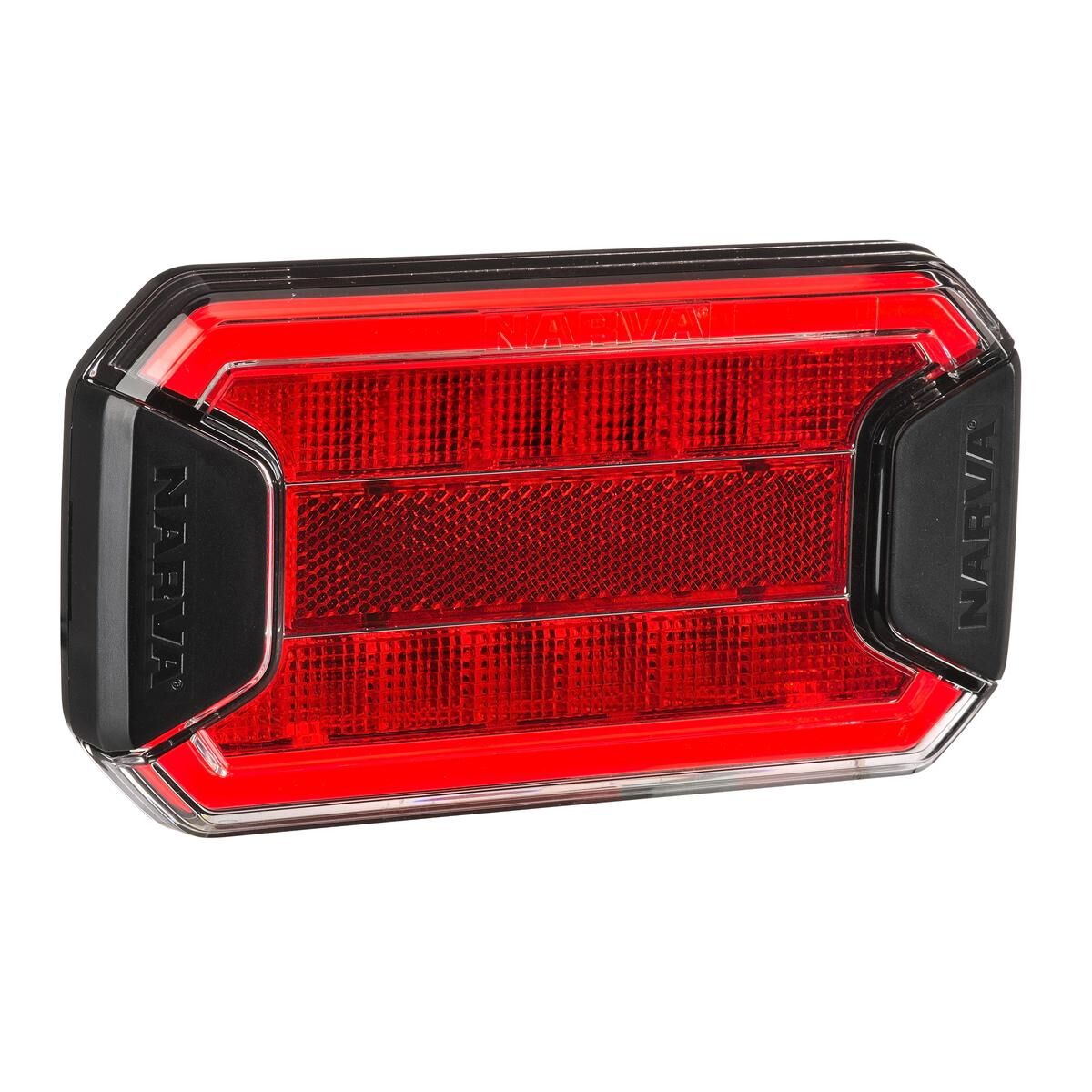 Narva 9-33 Volt LED Stop/Tail Lamp with In-Built Reflector, Coloured Lens and 0.5m of Hard-Wired Cable, , scaau_hi-res