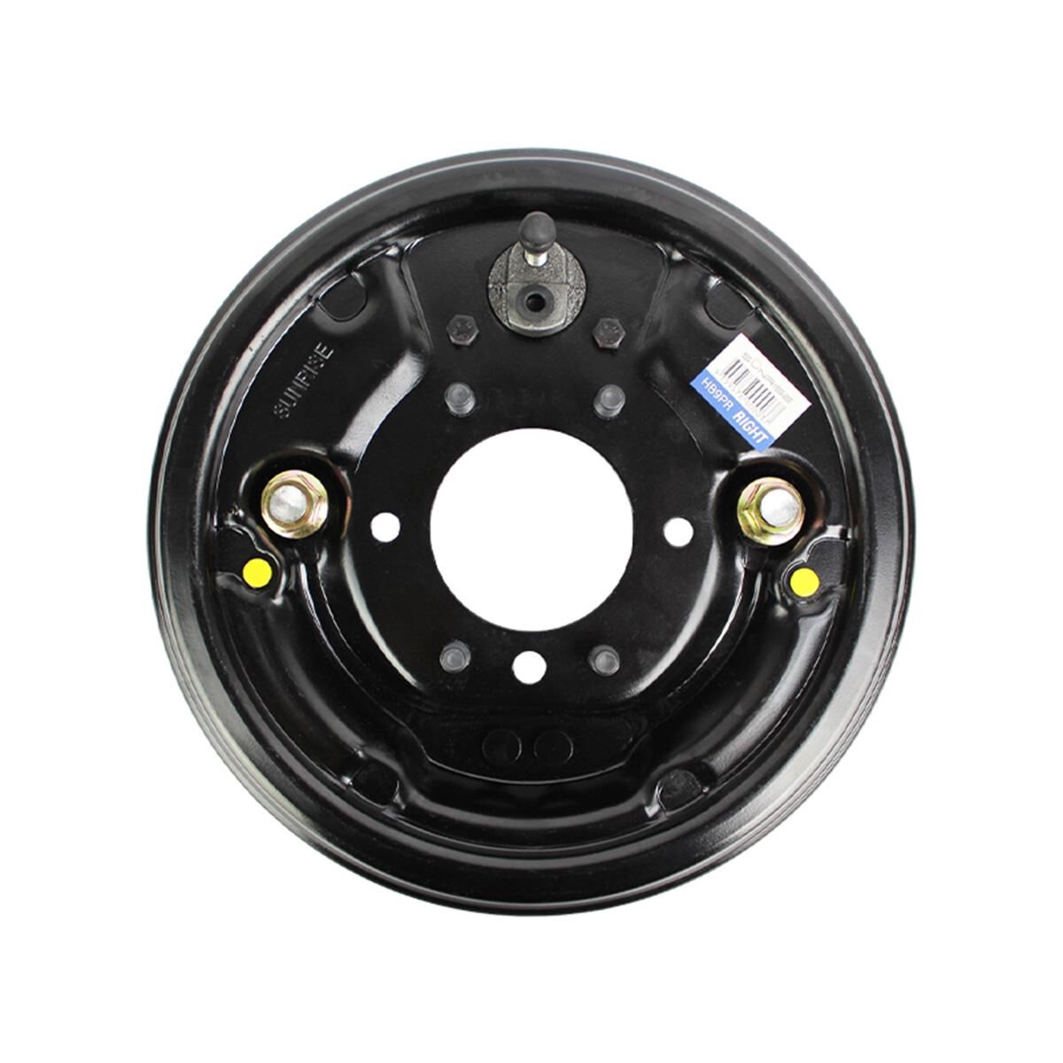 Sunrise 9" Hydraulic Backing Plate Pre Studded Right Hand Side, , scaau_hi-res