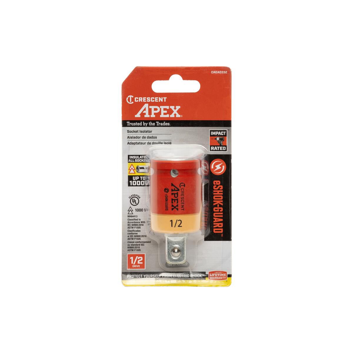 ESHOK-GUARD 1/2" SOCKET ISOLATOR, , scaau_hi-res