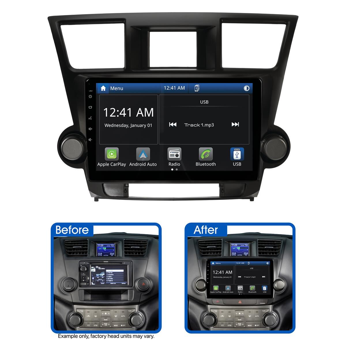 10" MULTIMEDIA RECEIVER TO SUIT TOYOTA KLUGER GRANDE, , scaau_hi-res