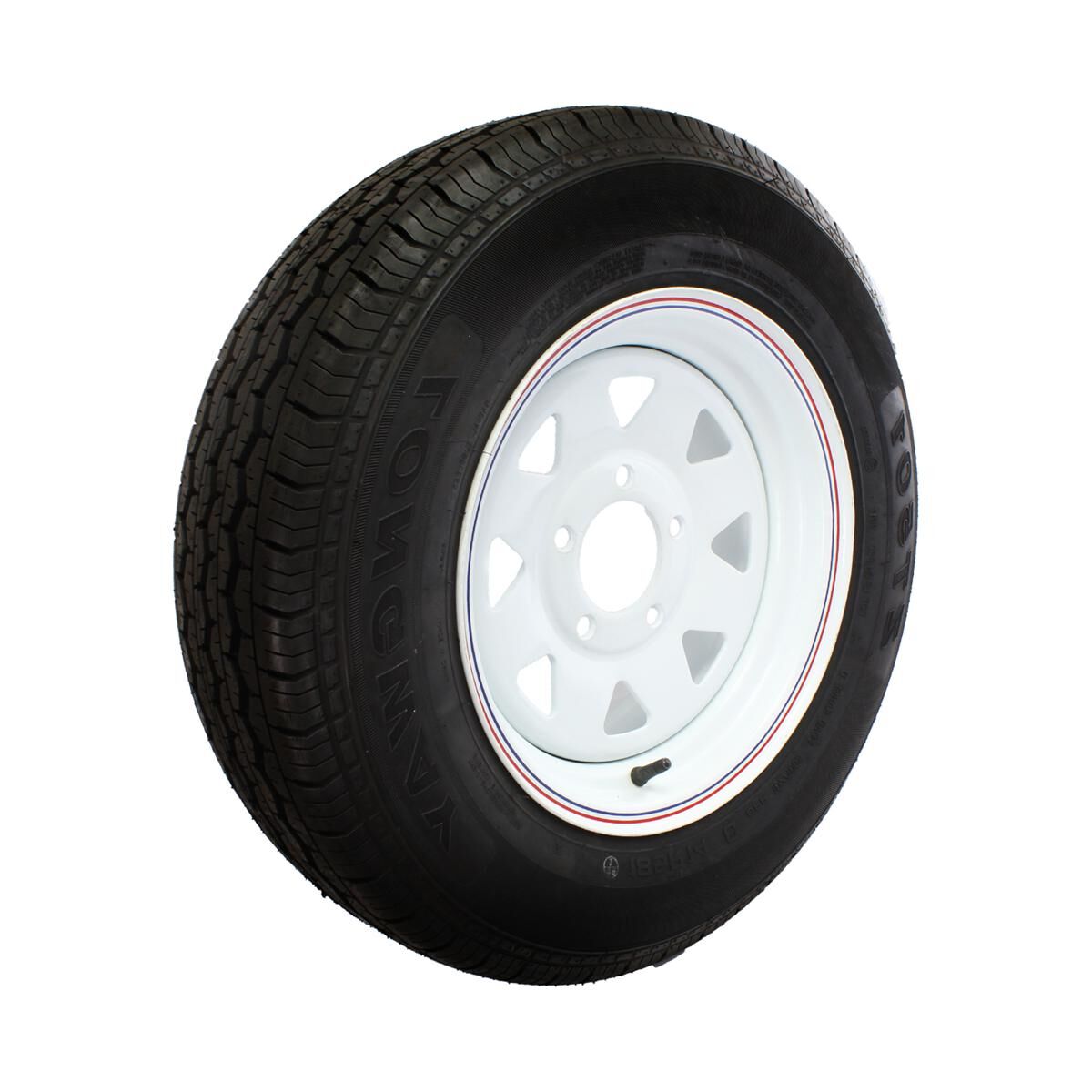 Sunrise Trailer 14" Wheel - Ford, 195R14LT White, , scaau_hi-res