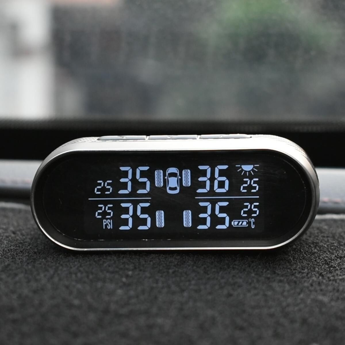 Promata Mata 2 EZsync Wireless Pairing Tyre Pressure Monitor - 4 Internal Sensors - With Booster 25 Meters 25 Meters, , scaau_hi-res