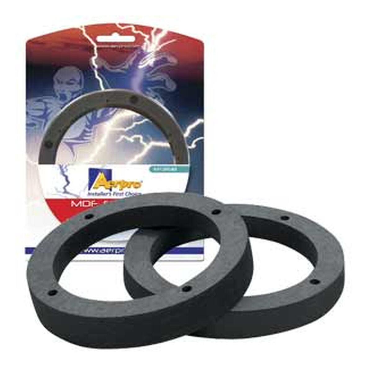 5&QUOT;- 6"127-152MM MDF SPACERS 16MM BLACK, , scaau_hi-res