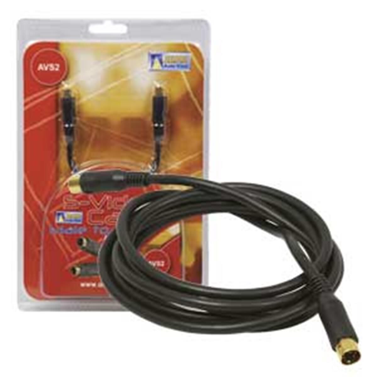 2 METRE 1M/1M S VIDEO CABLE, , scaau_hi-res