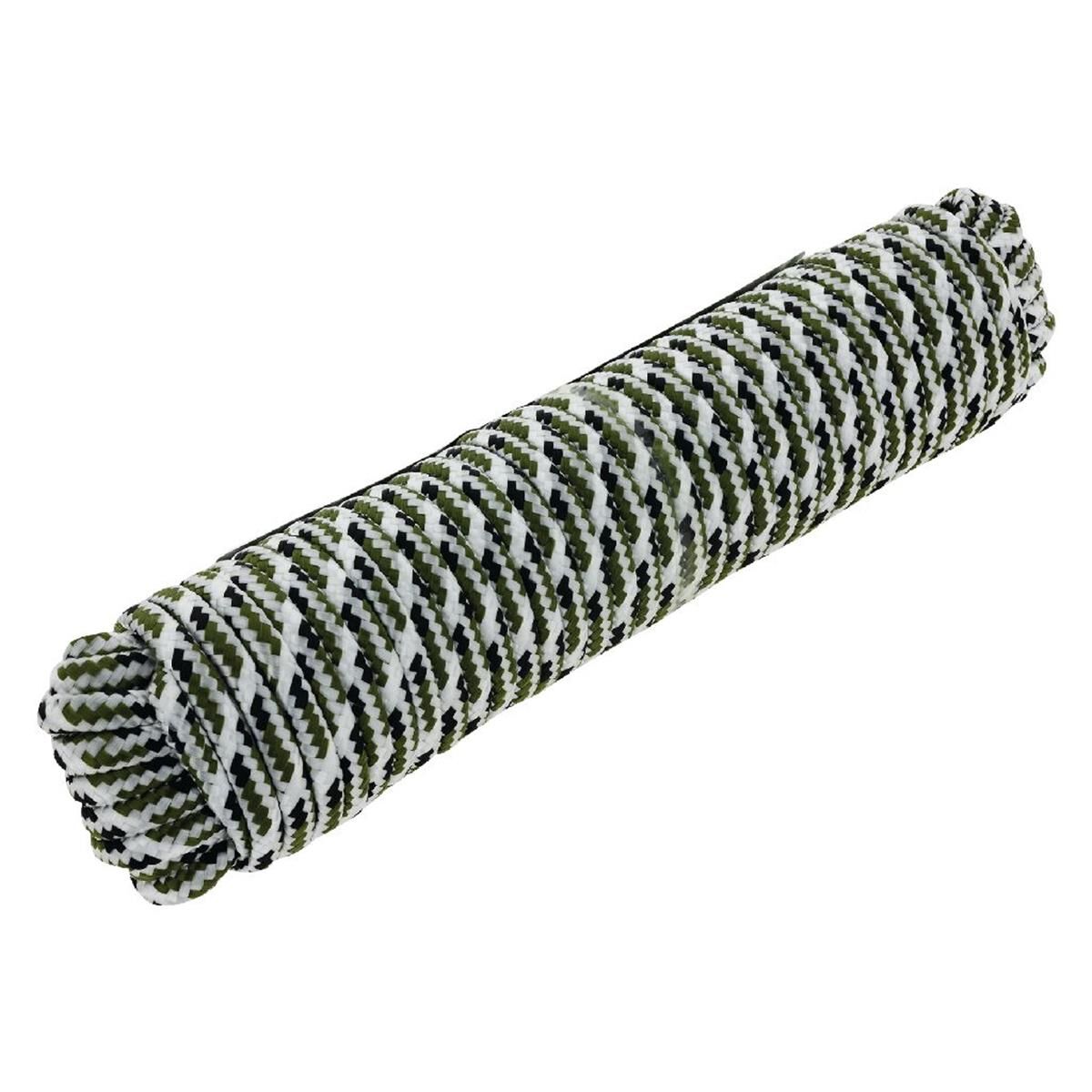 ROPE 30M WHITE/OLIVE EXTRA STRONG ROPE 66KGS LOAD, , scaau_hi-res