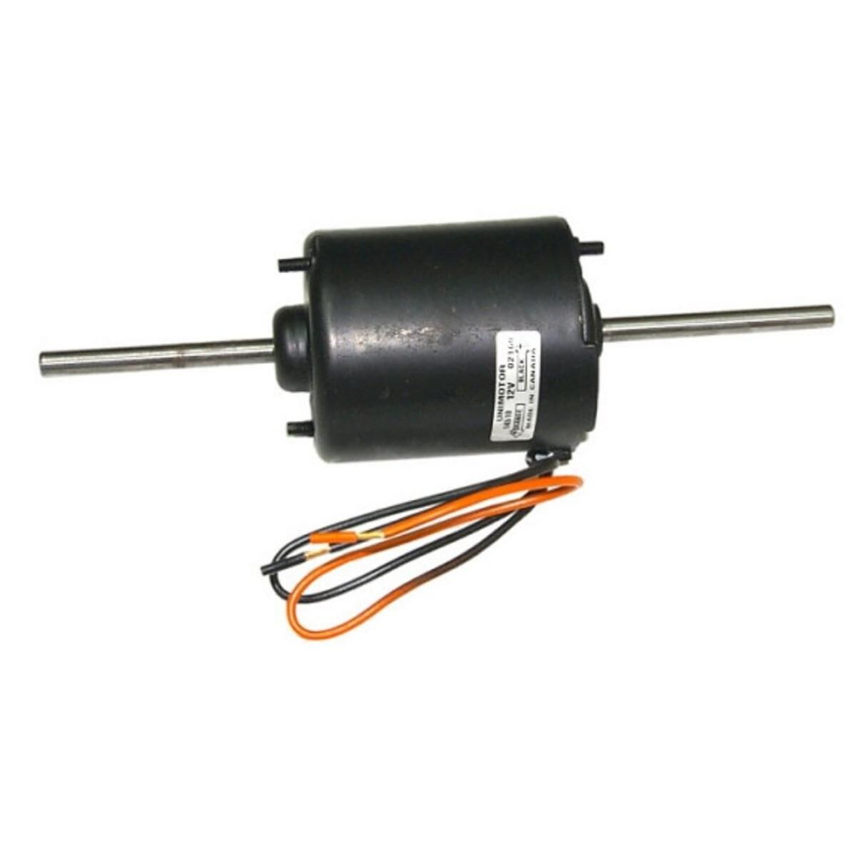 CAB FAN MOTOR, 12 VOLT, SINGLE SPEED, 5/16" DOUBLE SHAFT, , scaau_hi-res
