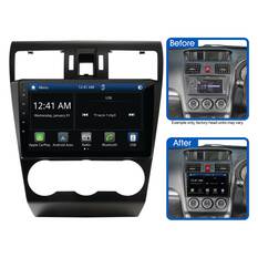 9" MULTIMEDIA RECEIVER TO SUIT SUBARU FORESTER (2013-2014), IMPREZA (2012-2014) & XV (2012-2015) - MODELS WITHOUT FACTORY 6.1" TOUCHSCREEN, , scaau_hi-res