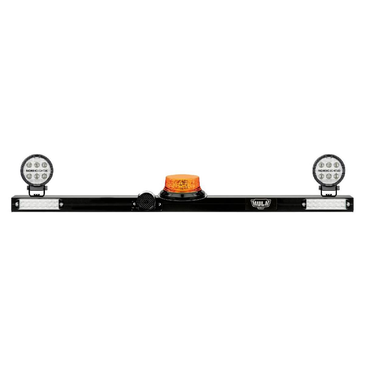 MINEBAR 1200mm LONG 12V W/97db ALARM 2x LED COMB LMPS & AMBER, , scaau_hi-res