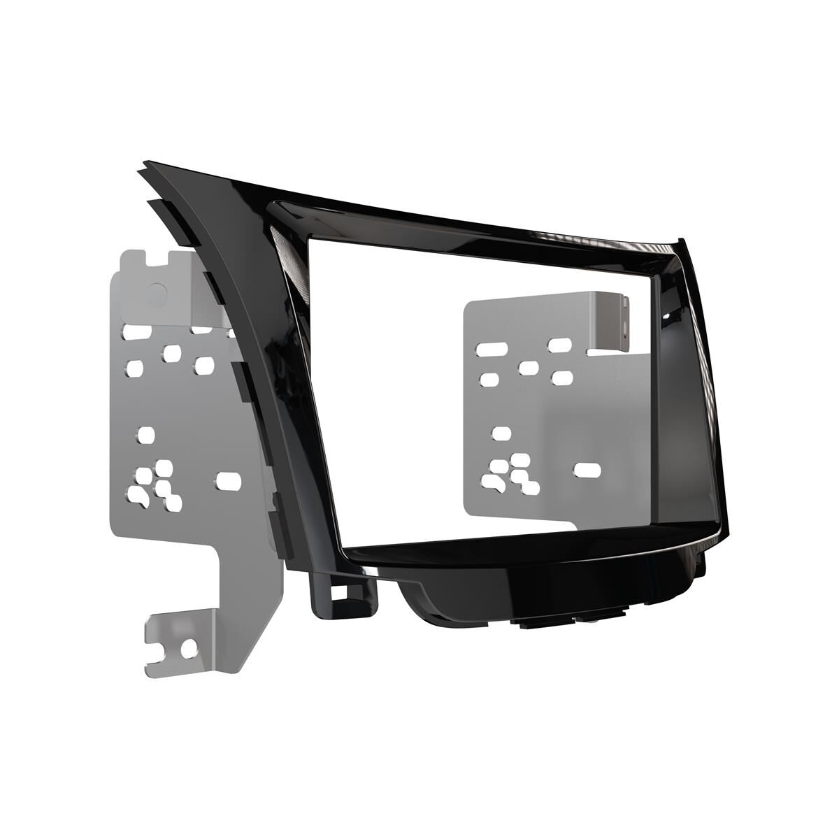 DOUBLE DIN PIANO BLACK FACIA KIT TO SUIT HYUNDAI I30, , scaau_hi-res