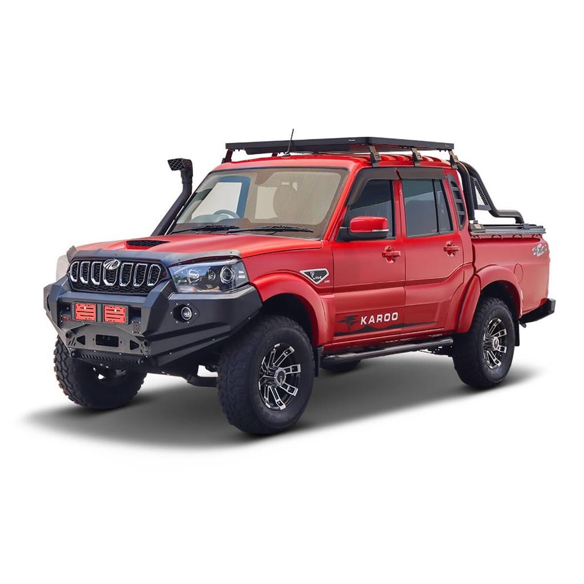 FRONT RUNNER MAHINDRA PIK-UP DOUBLE CAB (2006-CURRENT) SLIMLINE II ROOF RACK KIT, , scaau_hi-res