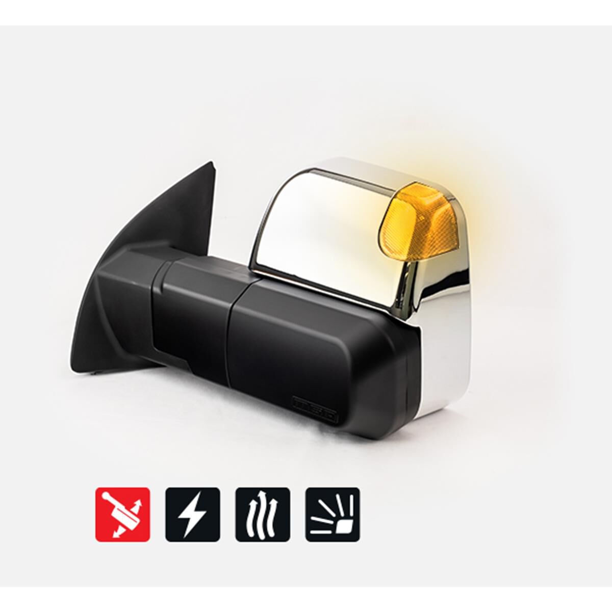 FORD RANGER, 2012-05/2022. CHROME, ELECTRIC, HEATED, INDICATORS, POWERFOLD, , scaau_hi-res