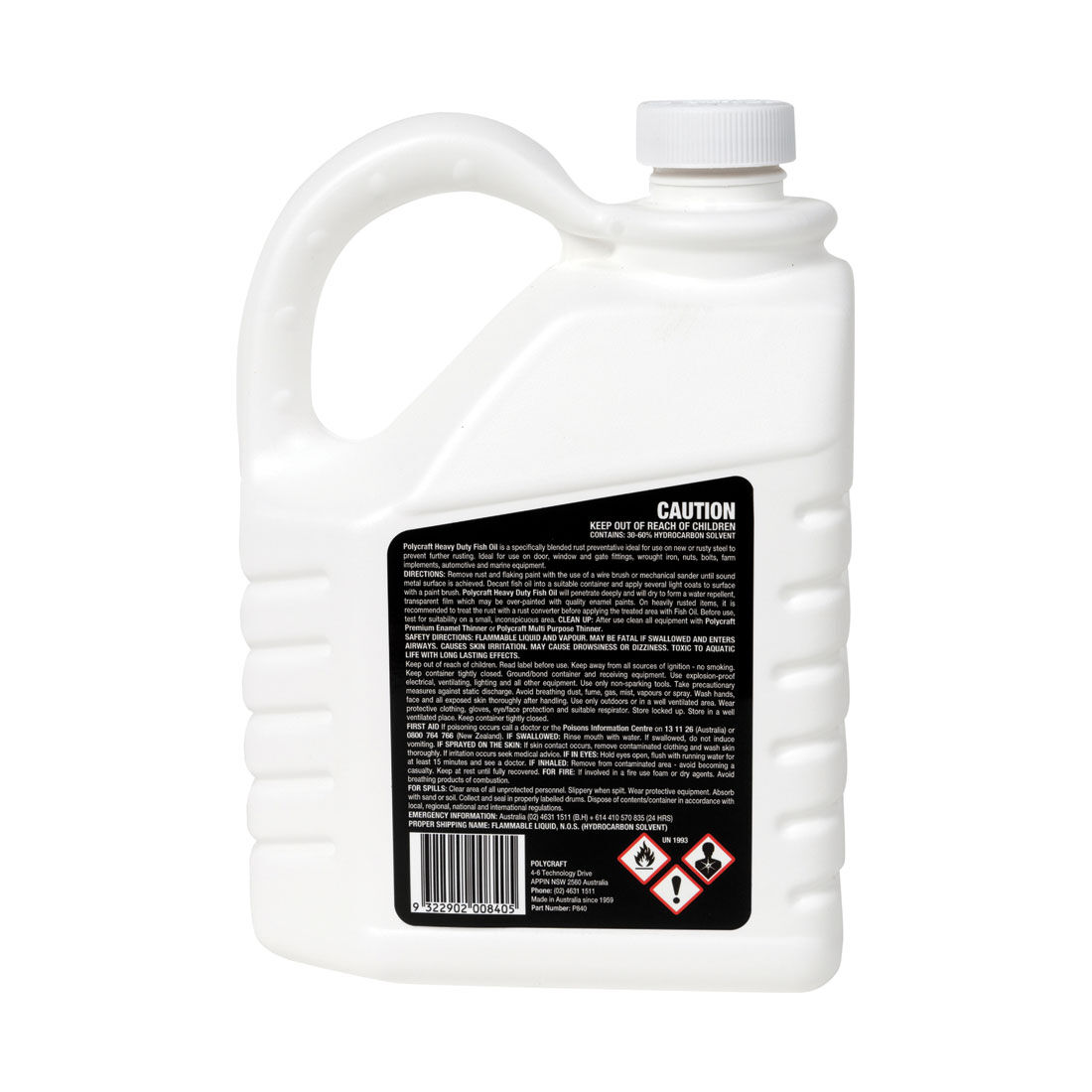 Polycraft Fish Oil Heavy Duty 2 Litre, , scaau_hi-res