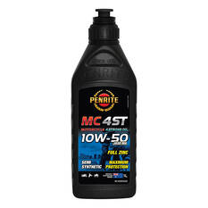 Penrite MC-4 Semi Synthetic Motorcycle Oil - 10W-50, 1 Litre, , scaau_hi-res
