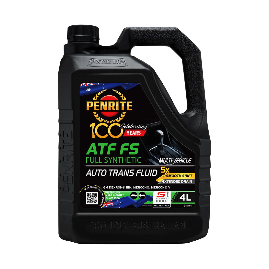 Penrite Automatic Transmission Fluid - FS, 4 Litre, , scaau_hi-res