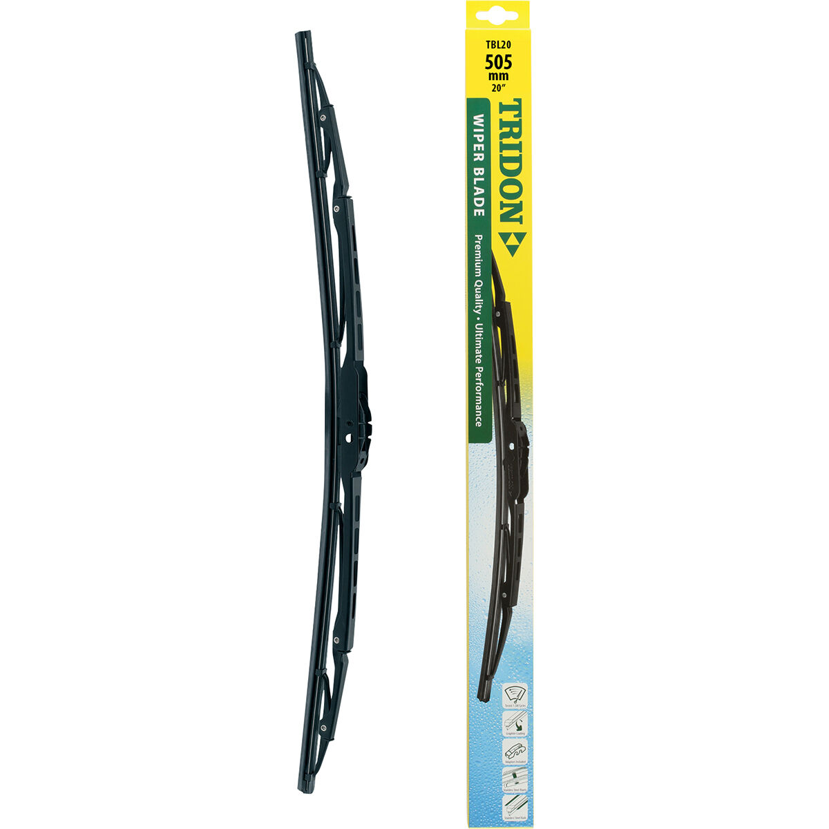 Tridon Wiper Blade 505mm (20") Single - TBL20, , scaau_hi-res