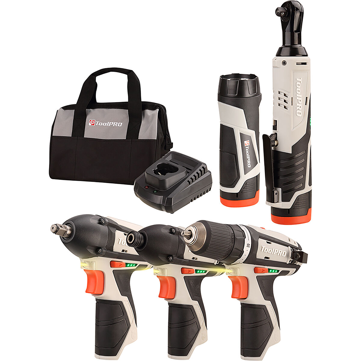 ToolPRO 12V Ultimate Power Tool Kit 2.0Ah, , scaau_hi-res