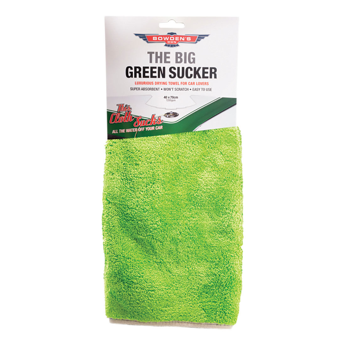 Bowden's Own Big Green Sucker Drying Towel 700 x 400mm, , scaau_hi-res