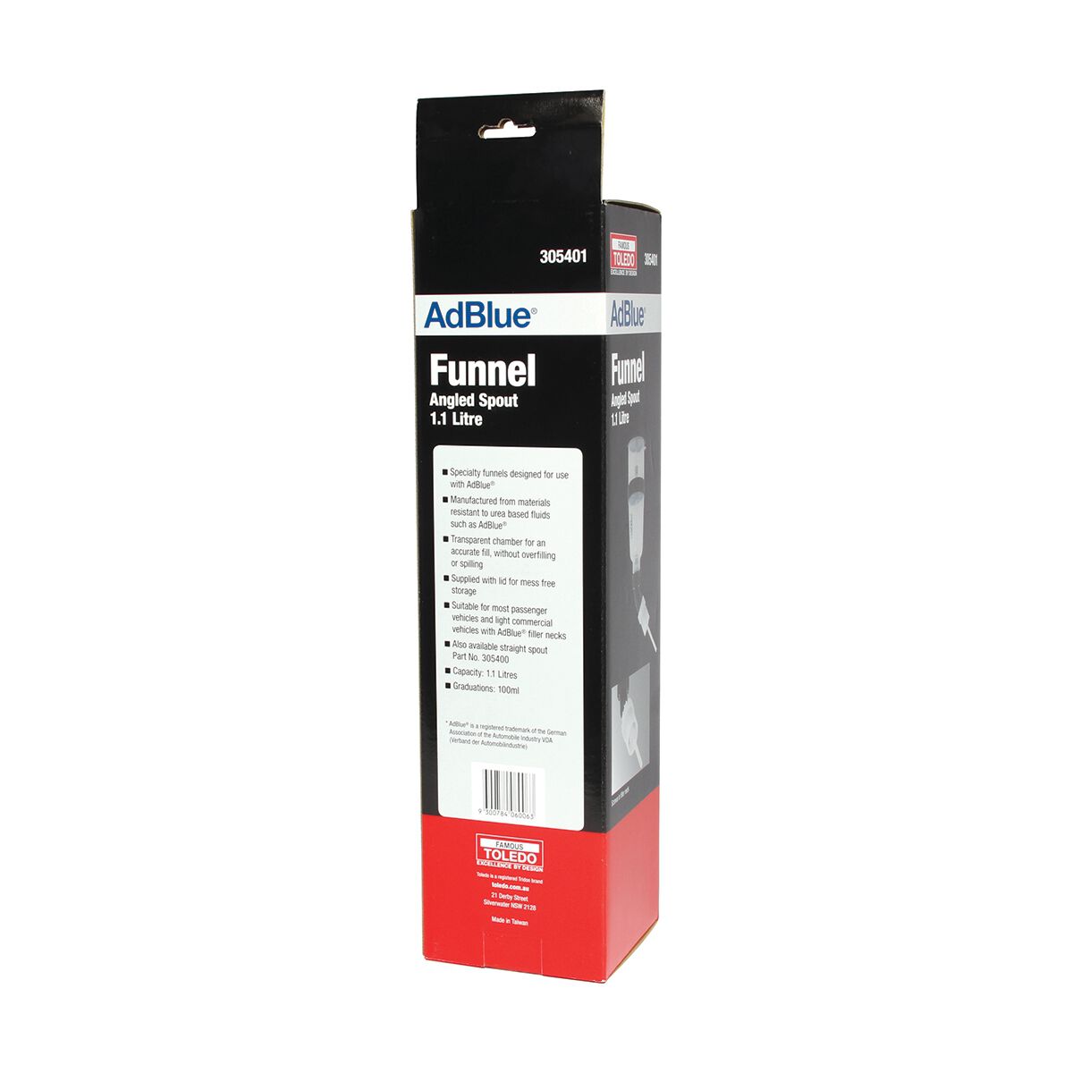Toledo AdBlue Funnel with angled neck, , scaau_hi-res