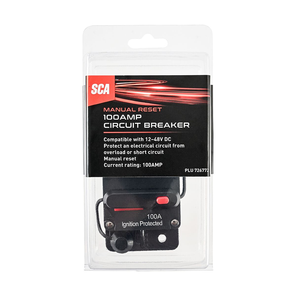 SCA Circuit Breaker - Manual Reset - 100 Amp, , scaau_hi-res