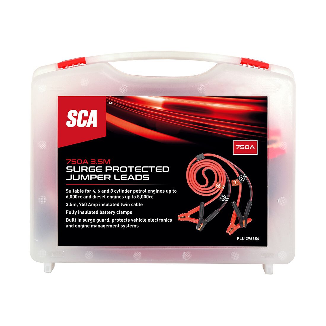 SCA 12V 750 Amp Jumper Leads, , scaau_hi-res