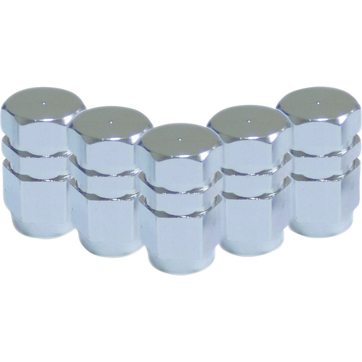SAAS Valve Stem Caps - Silver, 5 Pack, , scaau_hi-res