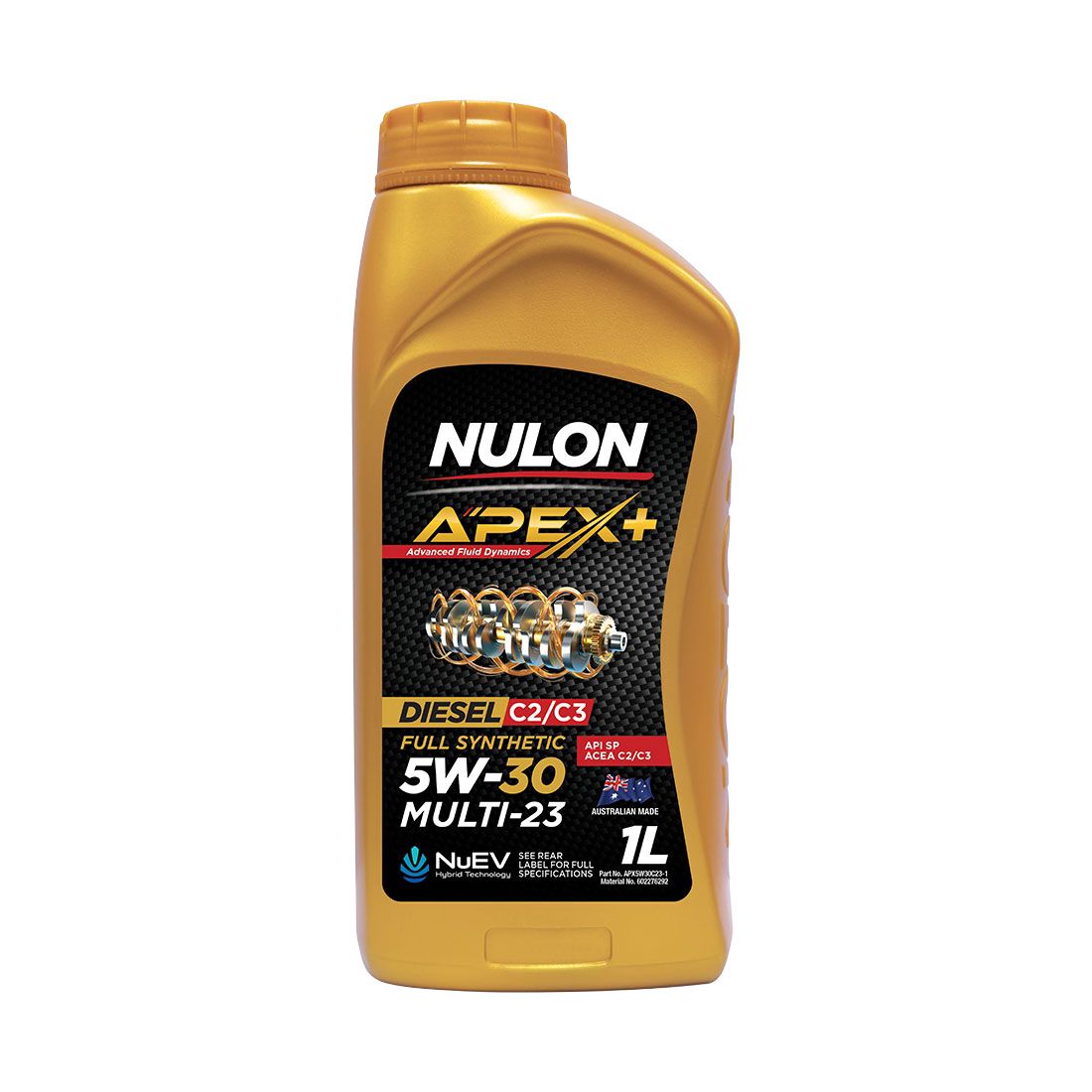 Nulon Apex+ 5W-30 Multi-23 Engine Oil 1 Litre, , scaau_hi-res