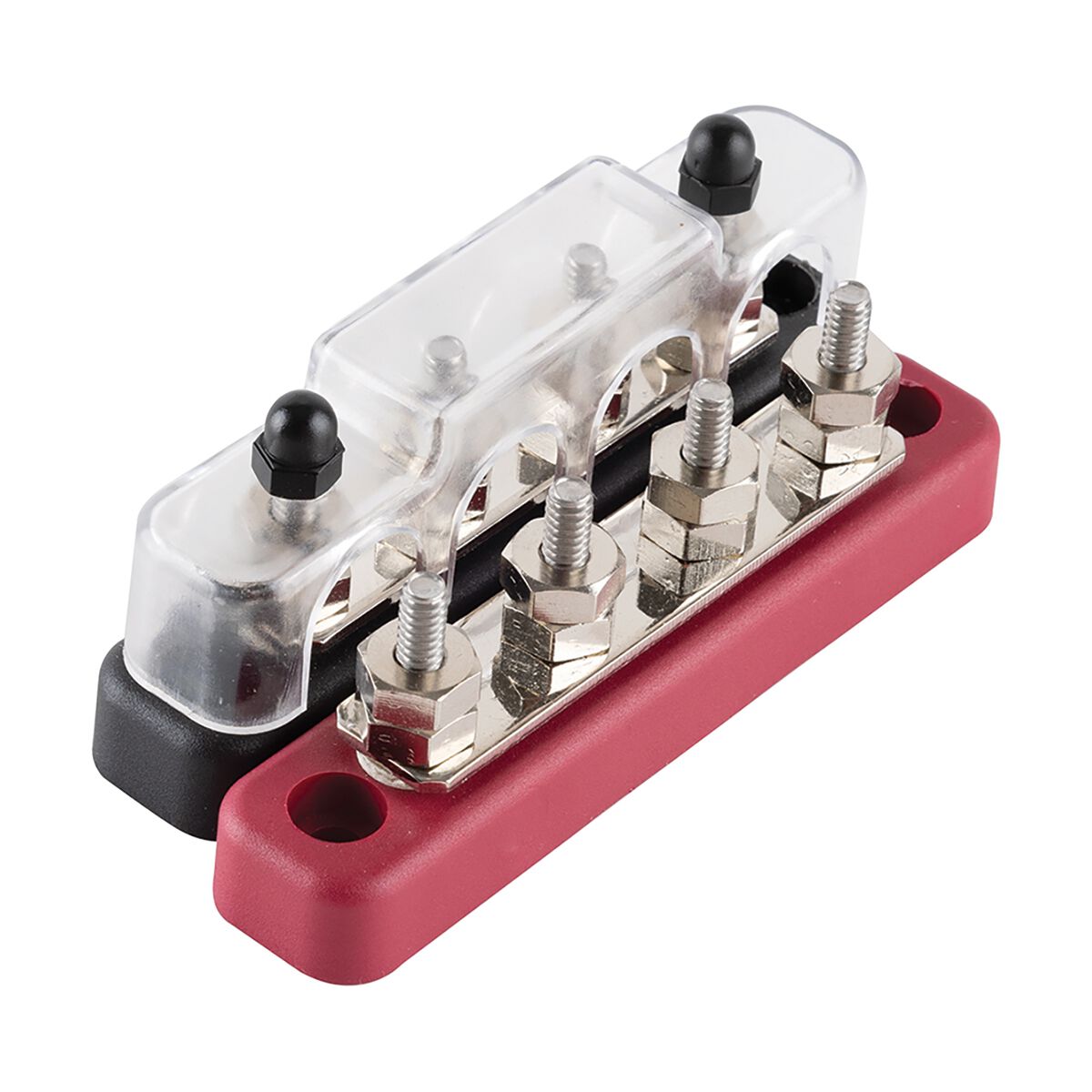 SCA Busbar 4 Stud, 100 Amp, Black & Red Pair, , scaau_hi-res