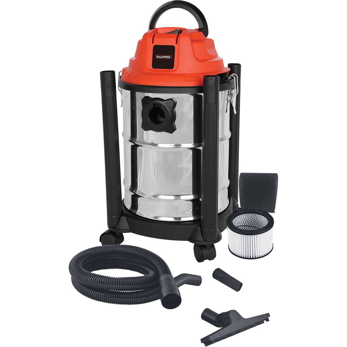 ToolPRO Wet and Dry Vacuum Cleaner - 15 Litre, , scaau_hi-res