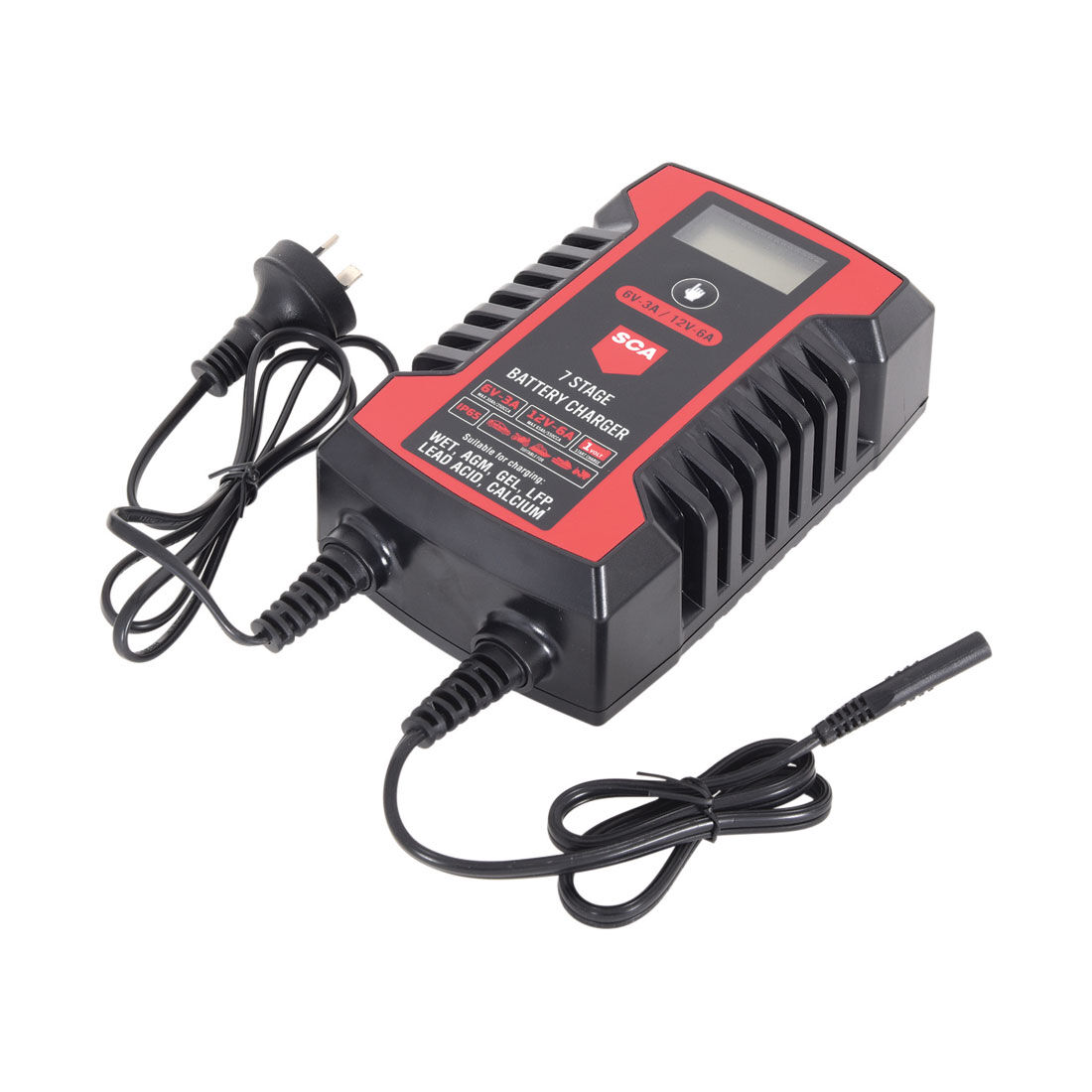 SCA 7 Stage Battery Charger 6/12V 3/6 Amp, , scaau_hi-res