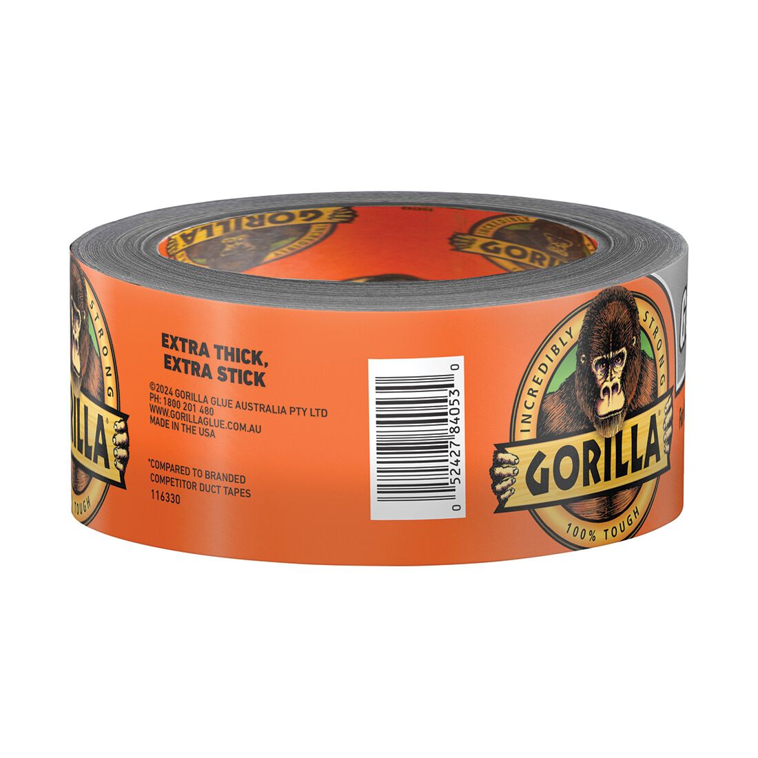 Gorilla Tape Silver 48mm x 9.1m, , scaau_hi-res