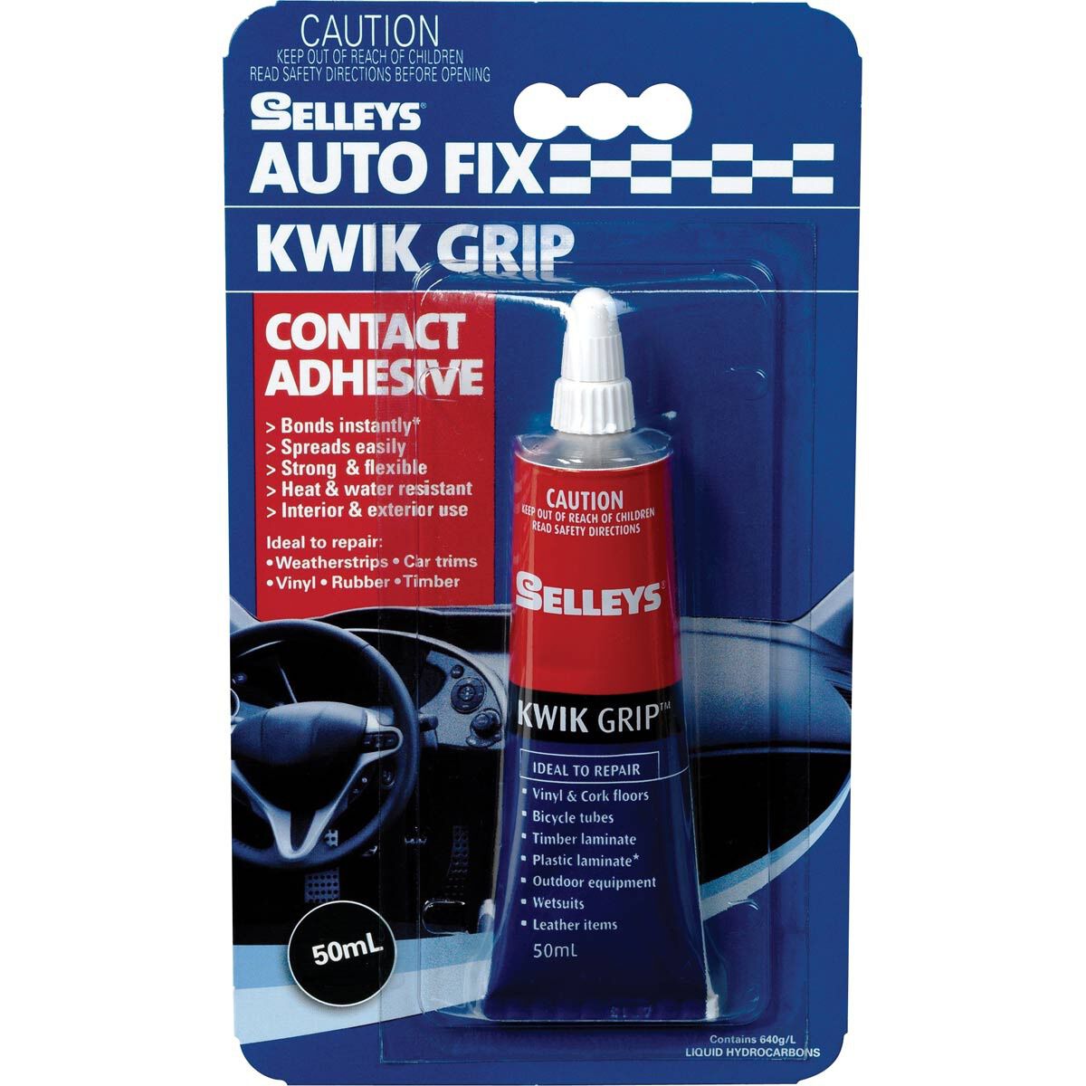 Selleys Autofix - Kwik Grip, 50mL, , scaau_hi-res