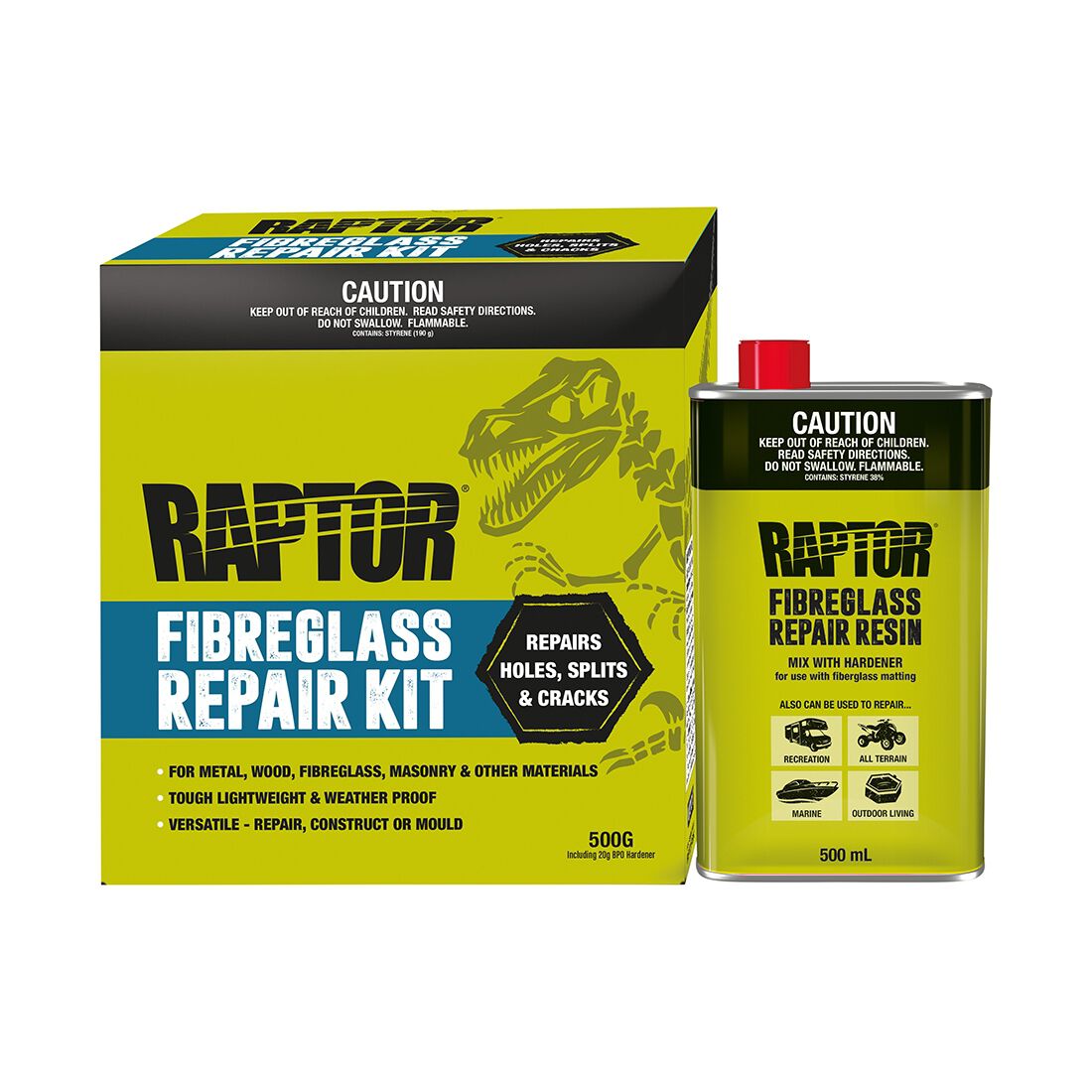Raptor Fiberglass Repair Kit, , scaau_hi-res