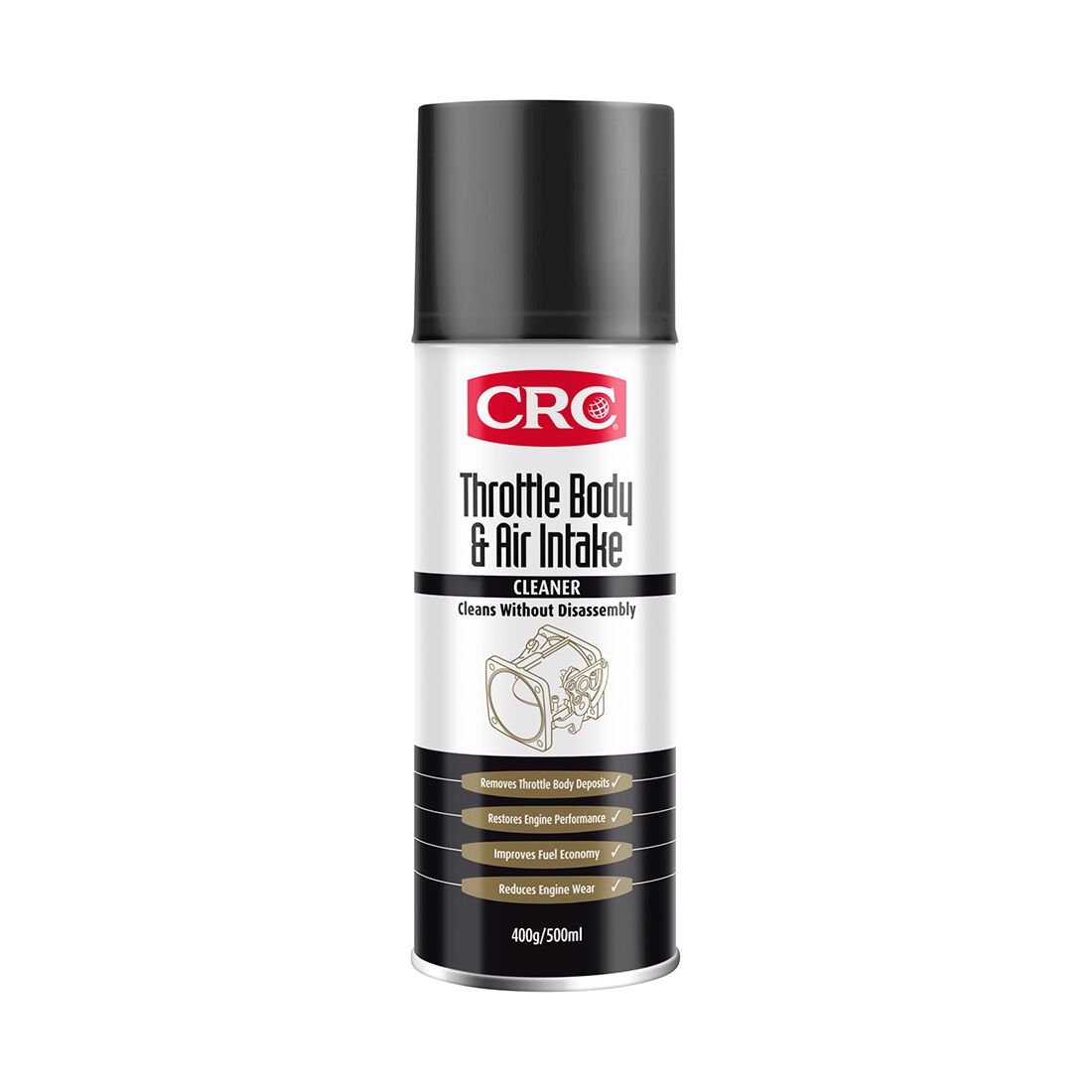 CRC Throttle Body and Air Intake Cleaner 400g, , scaau_hi-res