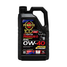 Penrite 10 Tenths Premium 0 Engine Oil 0W-40 5 Litre, , scaau_hi-res