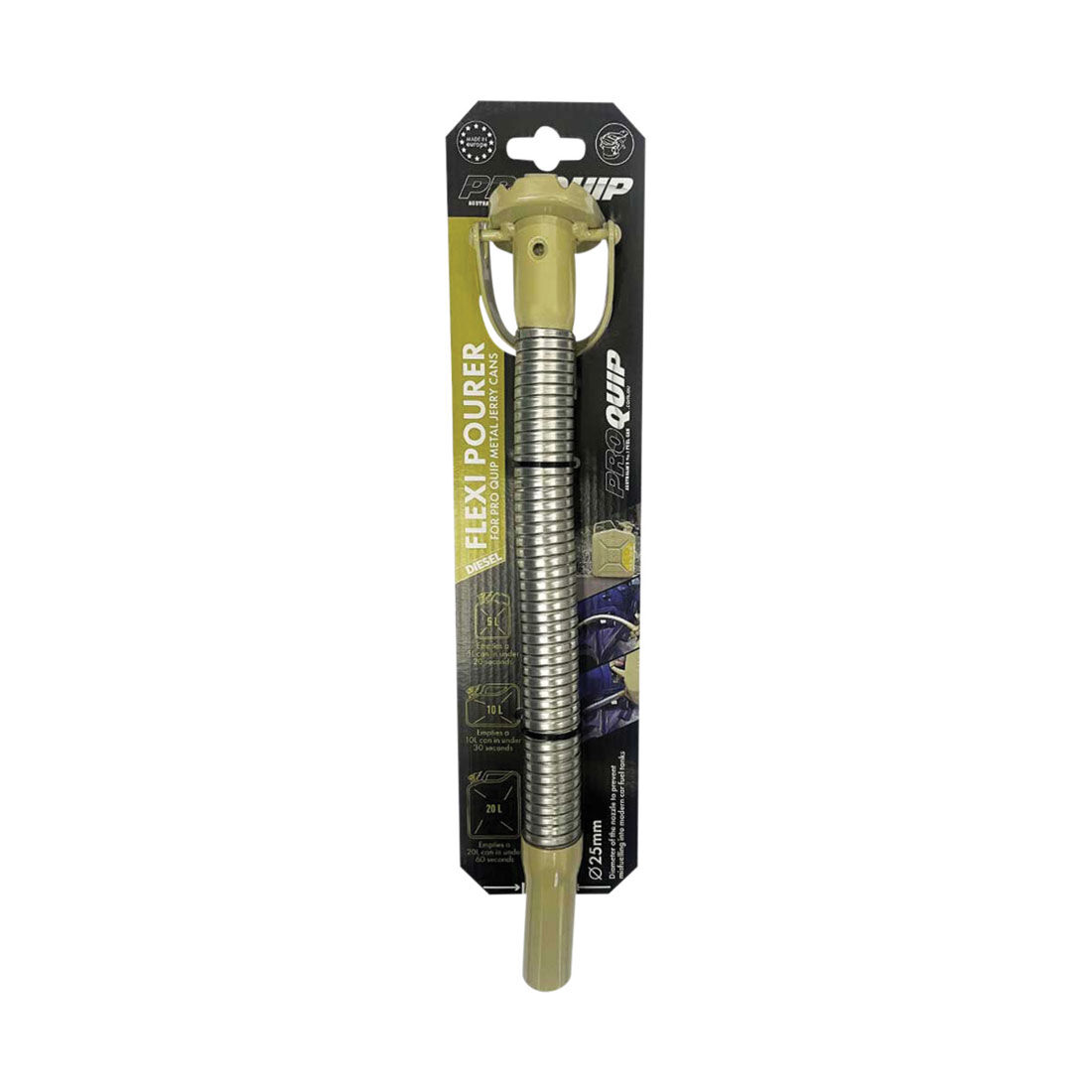 Pro Quip Metal Jerry Can Pourer Diesel, , scaau_hi-res