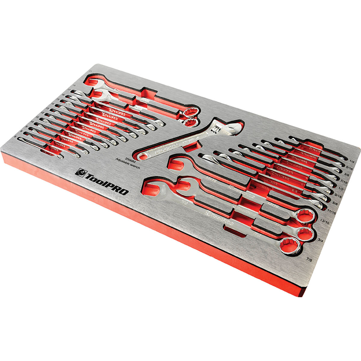 ToolPRO EVA Spanner Combo Set Metric/SAE 25 Piece, , scaau_hi-res