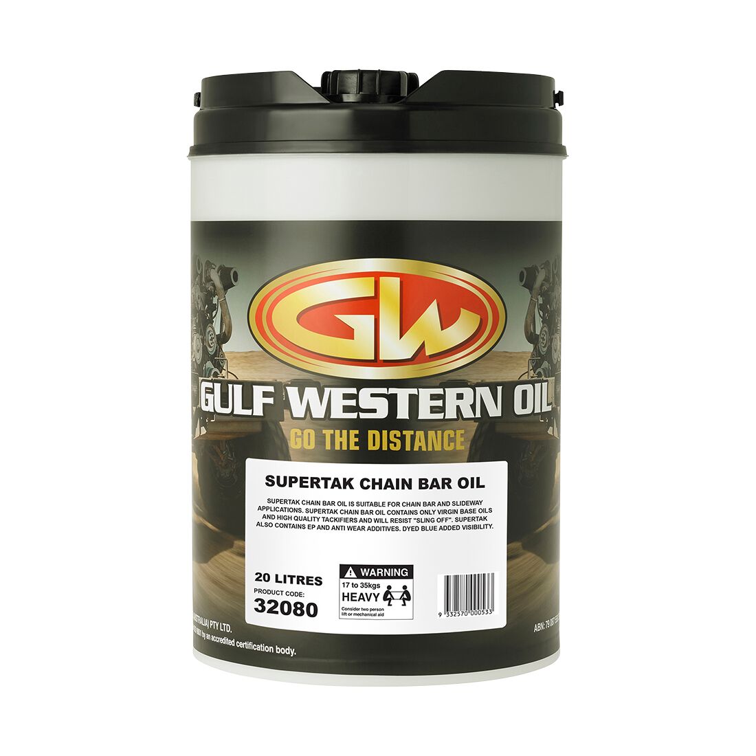 Gulf Western Supertak Chainsaw Bar Oil 20 Litre, , scaau_hi-res