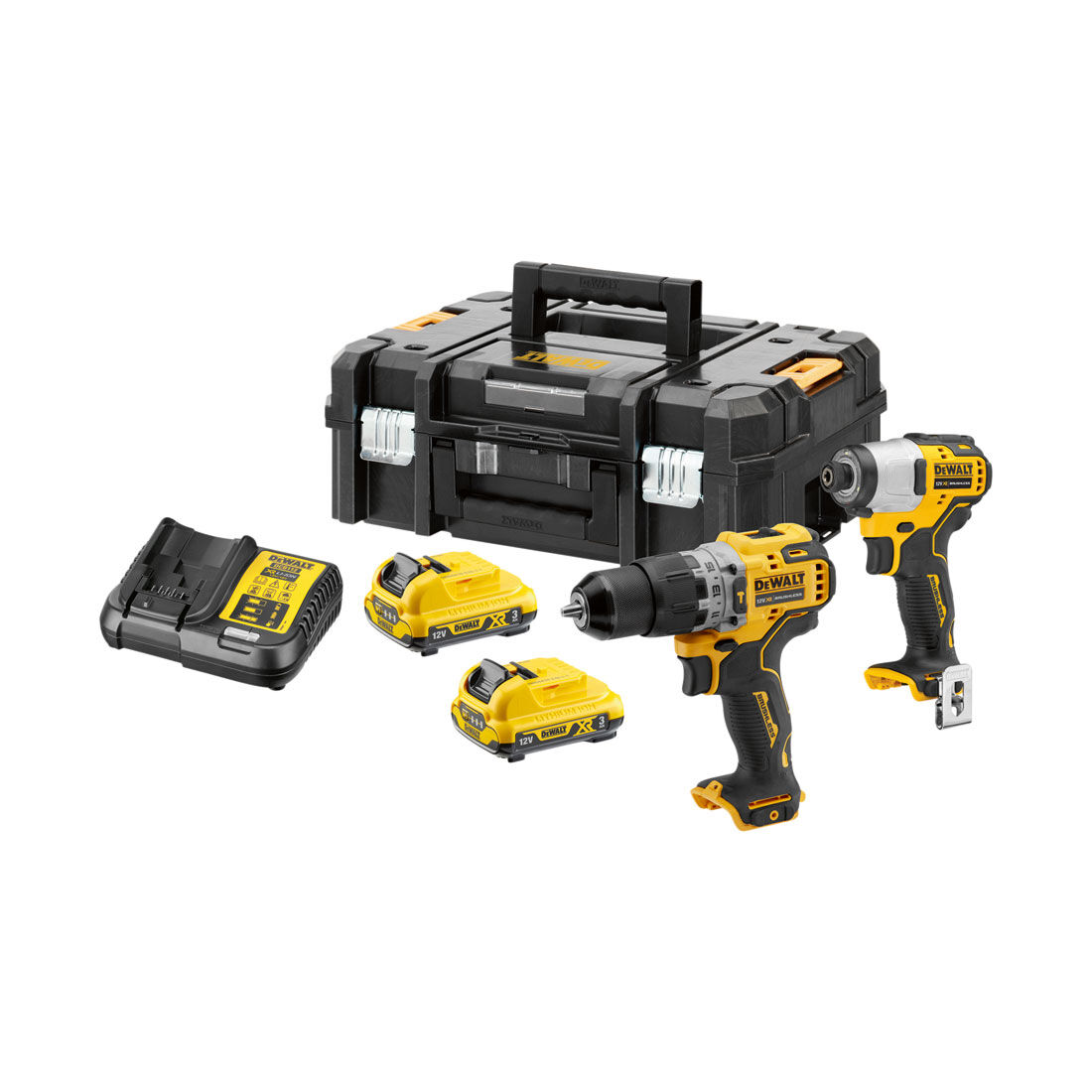 DeWALT XR 12V Brushless 2 Piece Sub Compact Drill & Driver Kit 3.0Ah, , scaau_hi-res